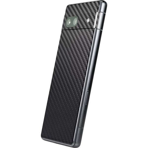 Black Carbon Fiber Specialty Texture Material Google Pixel 7a Skin